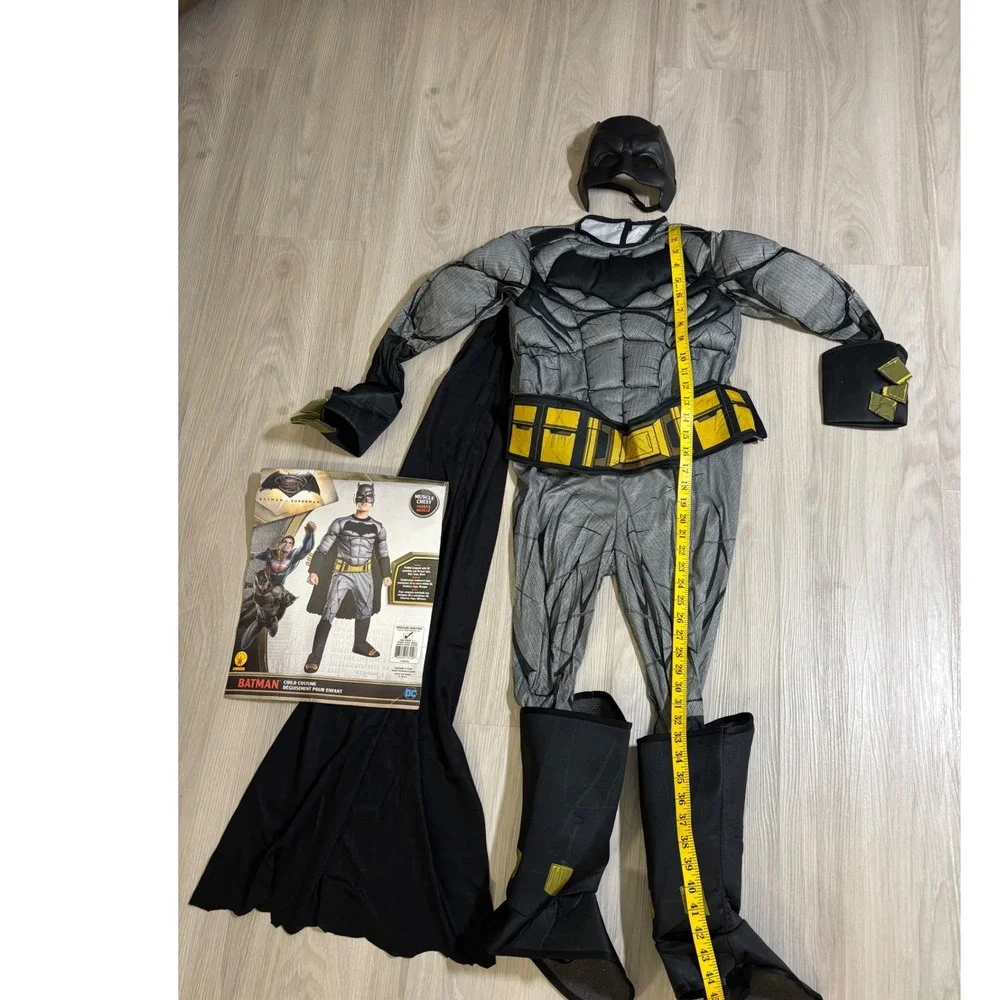 Batman Child Costume DC Comics Medium 8-10 Muscle Chest Halloween Superhero